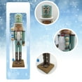 thumbnail image 4 of Zeiwohndc Wooden King Nutcrackers Figurine Beach Coastal Theme Christmas Decoration Gift, 4 of 8