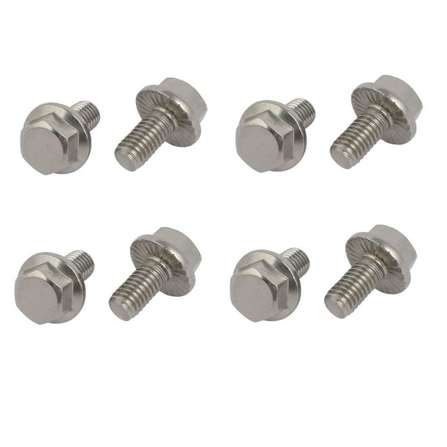 Unique Bargains Vis Hexagonale en Acier Inoxydable 304 Filetage M6x12mm 8 Pcs