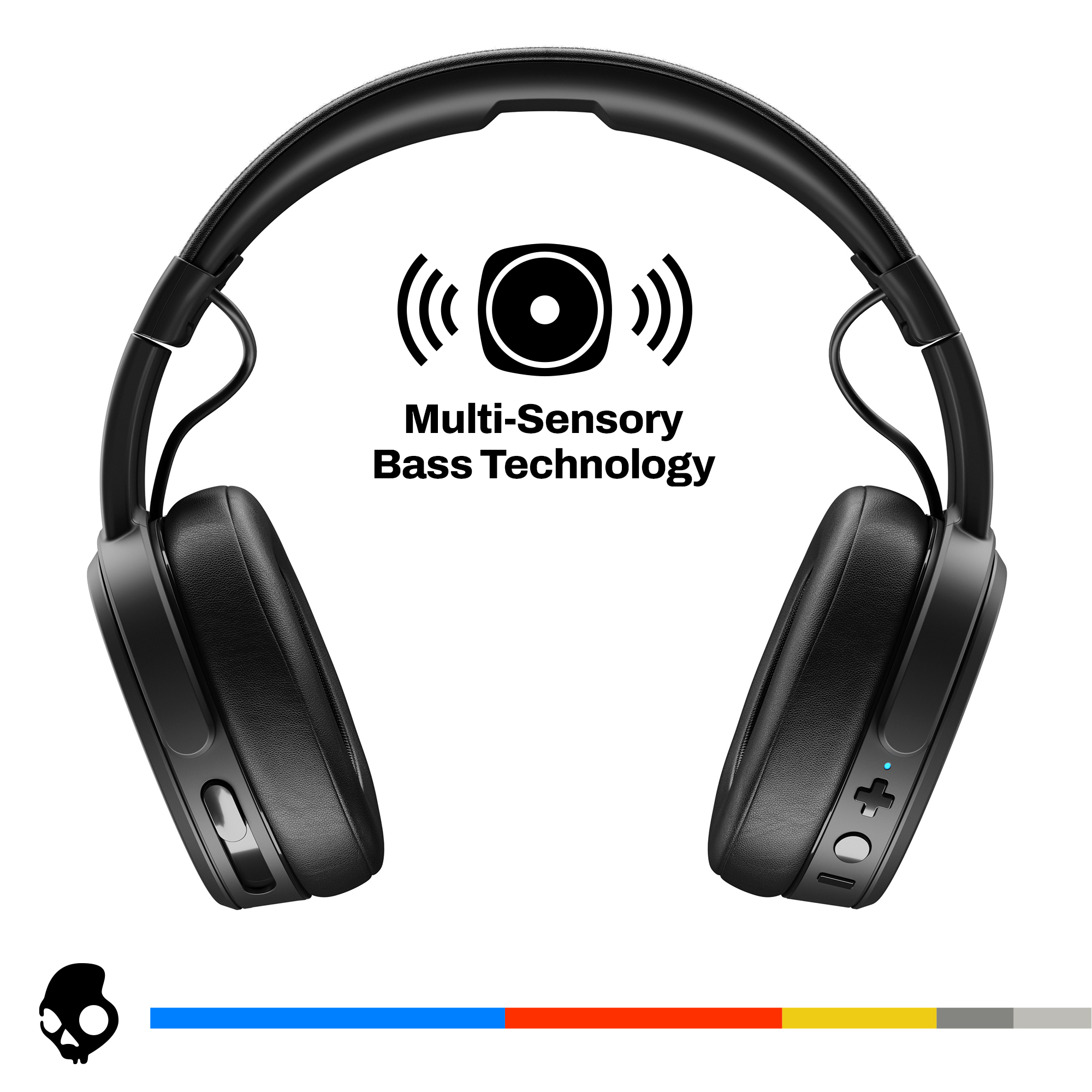 Skullcandy Crusher XT Wireless Over-Ear Headphones, Black photo 1