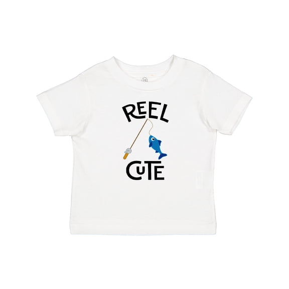 Inktastic Fishing Reel Cute Future Fisher Boys Baby T-Shirt