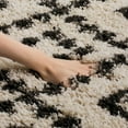 thumbnail image 2 of Safavieh MOROCCAN FRINGE SHAG 200, CREAM/CHARCOAL, 6'-7" Square, Area Rug, MFG245B-7SQ, 2 of 7