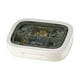 thumbnail image 1 of Caja de almacenamiento portátil de plástico, mini organizador de viaje para uso doméstico, compartimento compacto con tapa sellada, color beige, blanco, marrón y verde, apto para uso alimentario., 1 of 6