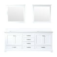 thumbnail image 2 of Double Bath Vanity 80" X 22" - White Quartz Top, 30" Mirrors, Soft Close, To Damage And Stains 80 In. W 22 D 30 Daily Use, 2 of 6