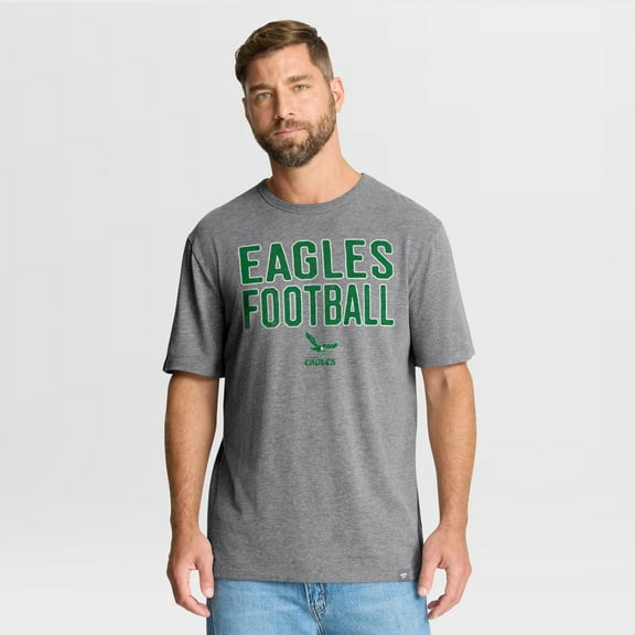 Men's Fanatics Heather Gray Philadelphia Eagles First Down Tribute Tri-Blend T-Shirt