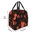 thumbnail image 6 of ZICANCN Insulated Lunch Bag for Women Men, Night Autumn Flowers Reusable Cute Lunch Bags for Picnic School Work Office, 6 of 8