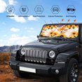 thumbnail image 6 of Bingfone Sunflower 5 Car Windshield Sun Shade Protector Keep Your Vehicle Cool Sun Shield Visor Cover Foldable For Car Truck Suv-Medium, 6 of 9