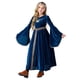 thumbnail image 1 of Disfraz de baile de nobles de la corte medieval vintage para cosplay de Halloween, vestido de manga de cuerno de gamuza para niños, 1 of 5