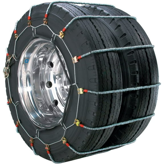 Security Chain Company TA3947 Alloy Radial Heavy Duty Truck Duals Tire Traction Chain - Pack of
