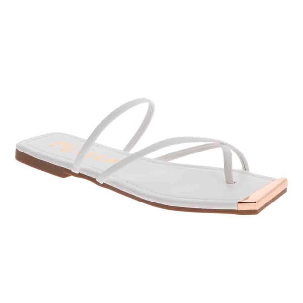 Sandalias Mujer Miracol Verano Casuales Piso blanco 26 MIRACOL by MAMA LOLA ASTER0