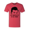thumbnail image 2 of Wild Bobby, Uninterested in Opinion Schitt's David Quote, Pop Culture, Men Premium Tri Blend Tee, Vintage Red, XX-Large, 2 of 4