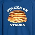 thumbnail image 3 of Instant Message - Pancakes Stacks On Stacks - Men's Long Sleeve T-Shirt, 3 of 6