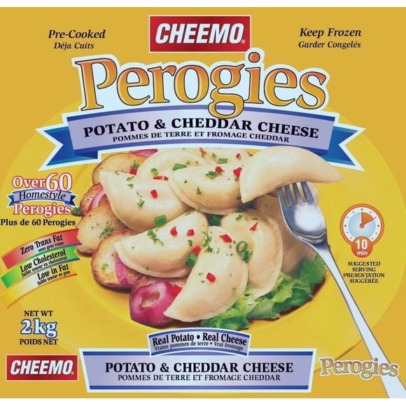 Pérogies Cheemo aux pommes de terre et fromage cheddar 2 kg