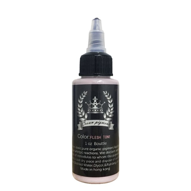 Professional 30ml Flesh Tone Pigment - Botanical Toner Extract, Radiation Sterilized, Long-Lasting & Color-Stable, Safe Skin-Friendly Formula for Beginners and Masters, Easy to Use Body Art Ink