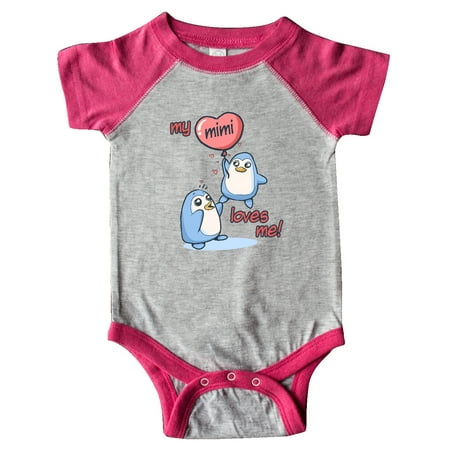 

Inktastic My Mimi Loves Me Gift Baby Boy or Baby Girl Bodysuit