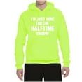 thumbnail image 2 of Wild Bobby I'm Just Here For The Halftime Show Sports Unisex Graphic Hoodie Sweatshirt, Safety Green, Small, 2 of 5