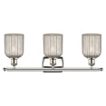 thumbnail image 2 of 516-3W-PN-G559-5ME Innovations Lighting Bridal Veil - 3 Light Bath Vanity-10 Inch Tall and 25 Inch Wide-Polished Nickel Finish-Mercury Glass Color, 2 of 2