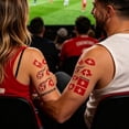 thumbnail image 5 of Disposable Football Match Flag Temporary Tattoos, 5 of 5