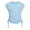 Light Blue, variant on CPNG Girls Summer T Shirt Comfortable Fashionable Side Drawstring Solid Color Short Sleeve Crewneck Casual T Shirt(Green,14-15 Years)