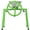 Green + Steel#4, variant on Portable Fruit Crusher with Stand for Wine and Cider Pressing, 7L Manual Juicer Grinder with Wheel, Stainless Steel Fruit Scratter Pulper for Apples, Pears, Peaches, Green