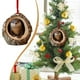 thumbnail image 5 of Christmas Tree Ornament Hanging Decorations, Acrylic Hollow Pendant with Santa Claus Elf Snowman Figures for Holiday Party Gift Home Decoration, 5 of 6