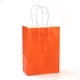 thumbnail image 1 of 12 bolsas de papel kraft de color liso, rectangulares, para regalos o compras, con asas de cordel de papel., 1 of 4