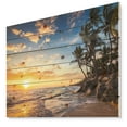 thumbnail image 1 of Design Art - Paradise Tropical Island Beach with Palms, 1 of 5