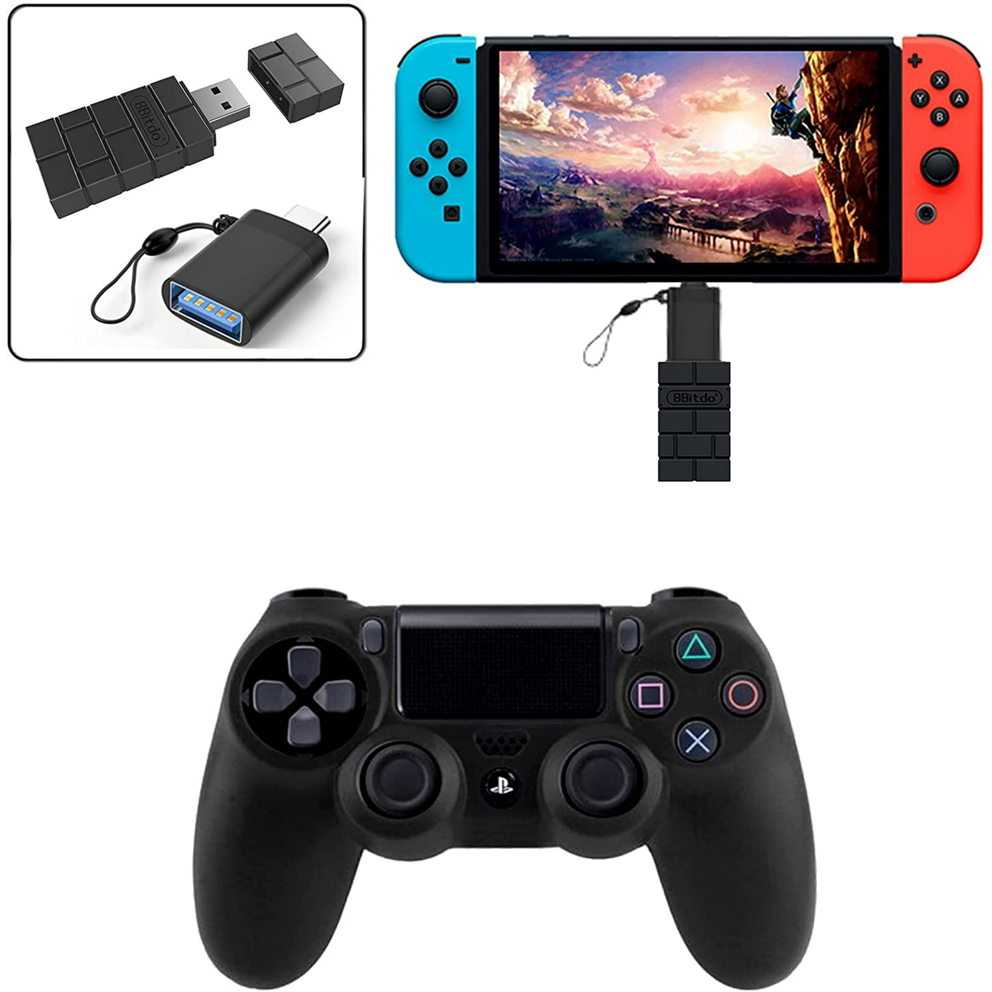 8bitdo Usb Adapter 8bitdo Switch Pairing Ps4 8bitdo How To Connect - Main Image