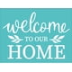 thumbnail image 1 of 2 plantillas autoadhesivas para serigrafía con el mensaje "Bienvenido a nuestro HOGAR". Plantillas de malla reutilizables y lavables para decoración del hogar., 1 of 9