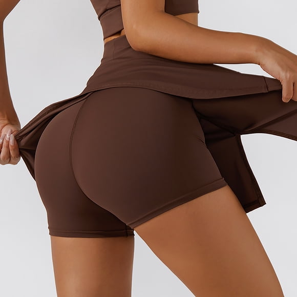 Minifalda, falda corta de yoga, faldas deportivas de tenis, faldas para correr, falda corta de yoga, diseño revolucionario