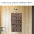 thumbnail image 4 of 12 Pockets Hanging Organizer, Attractive And Durable, Large Capacity, Space Saving, Easy Installation, Versatile Design,  And Solid Wood Material, 37 X 73cm Size For, 4 of 8
