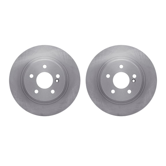 Dynamic Friction Company Rear Brake Rotors 6002-63061