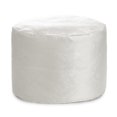 thumbnail image 1 of Pouf Eclipse argent en velours – Pouf rond avec housse lavable et rembourrage en billes, idéal comme siège ou repose-pieds pour salon, chambre à coucher ou bureau, 1 of 5