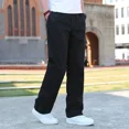 thumbnail image 4 of Pantalones cargo para hombre, pantalones de pesca negros, pantalones anchos, rectos, largos, ropa técnica, talla grande, estilo coreano, harajuku, emo, spandex, y2k, 4 of 5