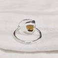 thumbnail image 5 of Natural Citrine Ring, Rough Citrine Crescent Moon Adjustable Ring, November Birth, 925 Sterling Silver, Womens Ring, Christmas, Thanksgiving, Handmade, Statement Jewelry, Rough Gemstone Jewelry, 5 of 5