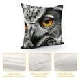 thumbnail image 4 of Orinice Owl Graphic Decorative Throw Pillow Cover for Home Couch Living Room Bed Sofa - High-Quality Cotton Linen Fabric - 1PC 18x18in, 4 of 5