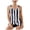 Black, variant on Qingpeng Womens Tankini Bathing Suit Fashion Print Ruched Tummy Control Two Piece Swimsuit with Bottom Flowy Swimwear