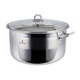 thumbnail image 3 of Sofram Grand Stockpot with Lid 29.6 Qt (28 L) Stainless Steel Deep Cooking Pot Induction Soup Pot, Silver Color, 3 of 11