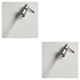 thumbnail image 2 of Inteprter 2pcs Lotion Dispenser Heads Hand Pump 304 Sink Nozzles Shampoo Soft Soap Foam Manual with Supply Tube Nozzle Stainless Steel 2piezas, 2 of 6
