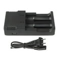 thumbnail image 1 of TAPDRA Dual Slot Battery Charger For 18650 16340 RCR123A 14500 LED Indicator Overcharge Protection, 1 of 6