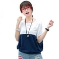 thumbnail image 3 of Women Casual Batwing Short Sleeve T-Shirts Crew Neck Loose Tee Tops Blouses, 3 of 6