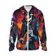 thumbnail image 1 of Fotbe Rock Skull Singer Chaqueta con Protección Solar UPF 50+ para Hombre y Mujer, Camisa con Capucha y Bolsillos-Medium, 1 of 7