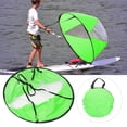 thumbnail image 3 of 108x108cm Downwind Wind Paddle, Folding Lake Blue Wind Paddle Inflatable Boat Sail for Kayak Canoe Boat, 3 of 7