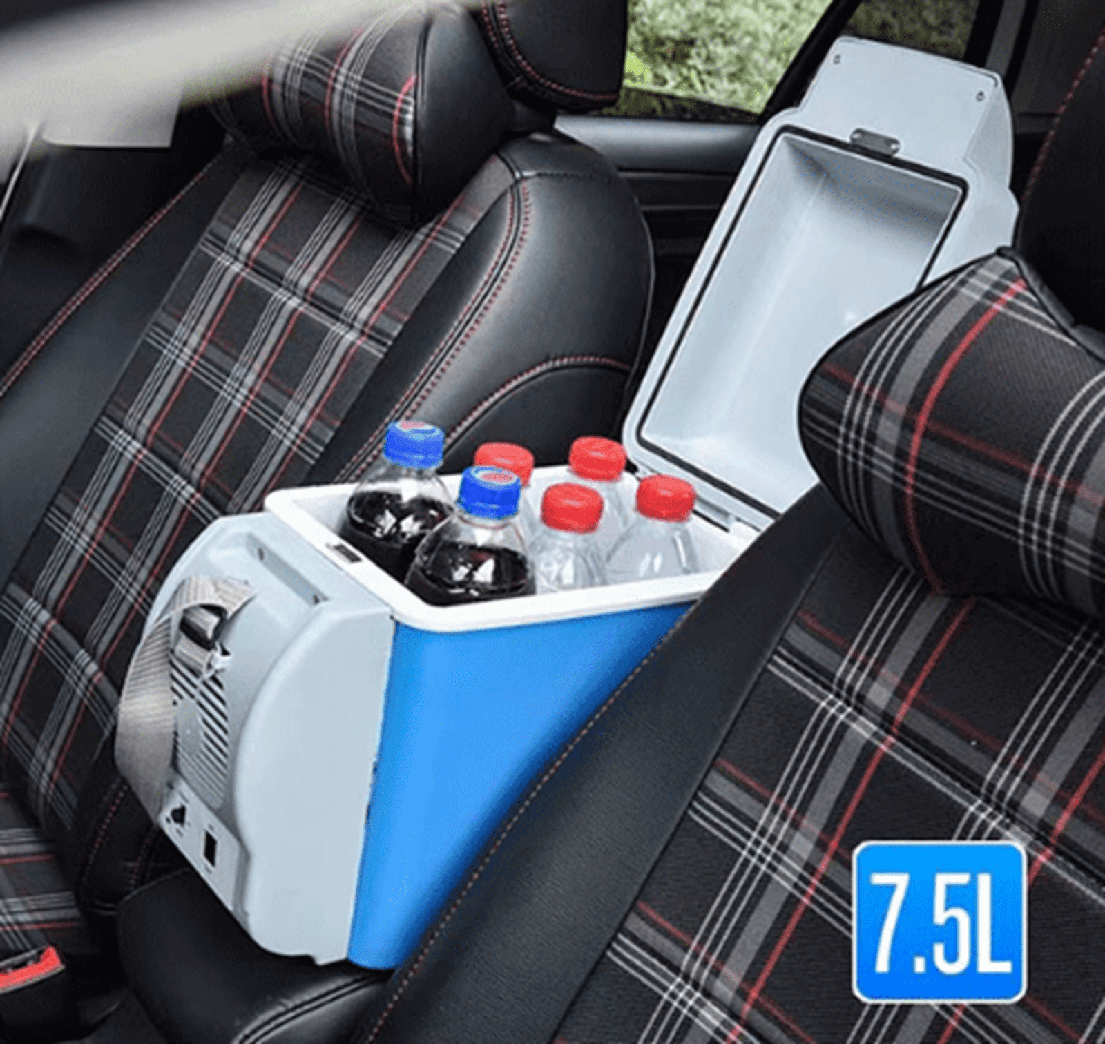 Bxaolu Car Refrigerator, 7.5L Car Fridge, Small Portable Electric Cooler and Warmer for Vehicles Trucks, RV, Camping, Travel