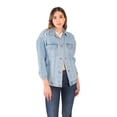 thumbnail image 1 of Chamarra jeanswest oversize de mezclilla 4103 azul cielo ch, 1 of 4