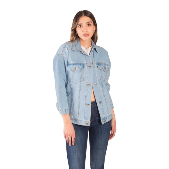 Chamarra oversize 4103 azul cielo xch jeanswest 4103