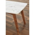 thumbnail image 6 of Nero white authentic marble rectangle coffee table, 6 of 11