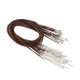 thumbnail image 1 of 100pcs 1.5mm Correa de collar de cadena de cera DIY Cuerda colgante Accesorios de la joyería Colgantes (Café), 1 of 5