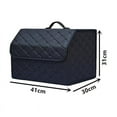 thumbnail image 4 of Bebetter Car Storage Bag Pu Leather Trunk Organizer Box Bags Folding Car Trunk Stowing, 4 of 5