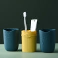 MVNSFEW Travel Mouthwash Cup Portable Toiletry Cup Set Simple Brushing