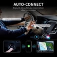thumbnail image 2 of Crrynuo - Adaptador inalámbrico CarPlay y Android Auto - Adaptador 2 en 1 - Bluetooth 5.0 - Plug & Play - USB de 5 V - Marco metálico - Negro, 2 of 6